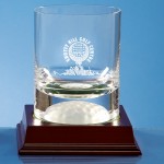 L106 – Handmade Golf Ball Base Whisky Tumbler