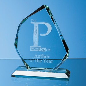 Jade Glass Facetted Ice Peak AWard