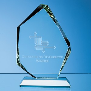 sy1059 Jade Glass Facetted Ice Peak Award